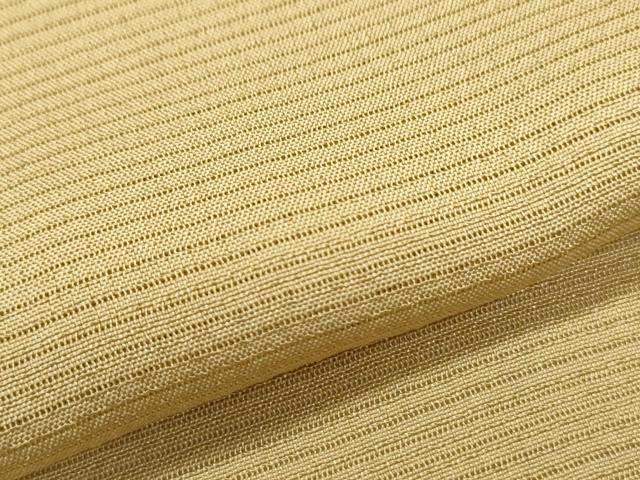 平和屋着物*夏物 色無地 絽 榛色 正絹 逸品 CABJ1023th