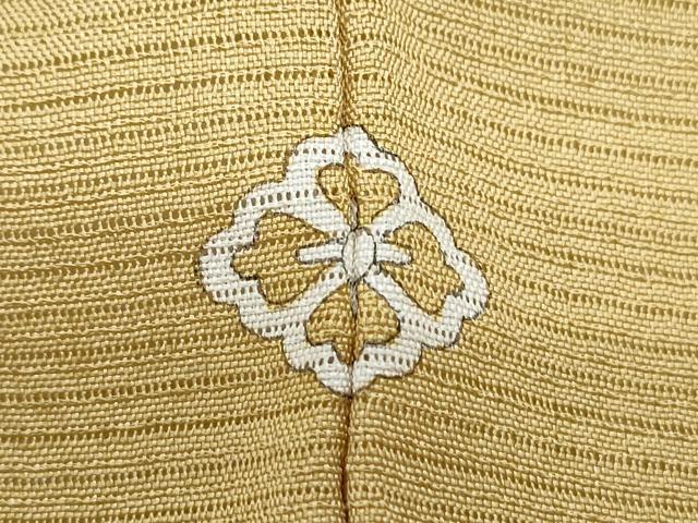 平和屋着物*夏物 色無地 絽 榛色 正絹 逸品 CABJ1023th