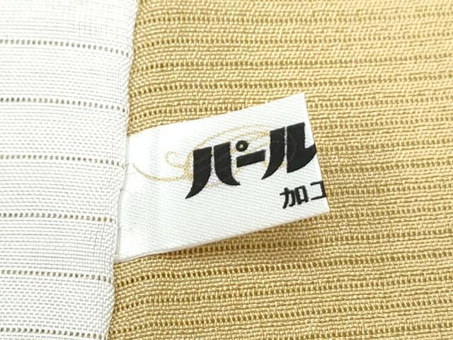 平和屋着物*夏物 色無地 絽 榛色 正絹 逸品 CABJ1023th