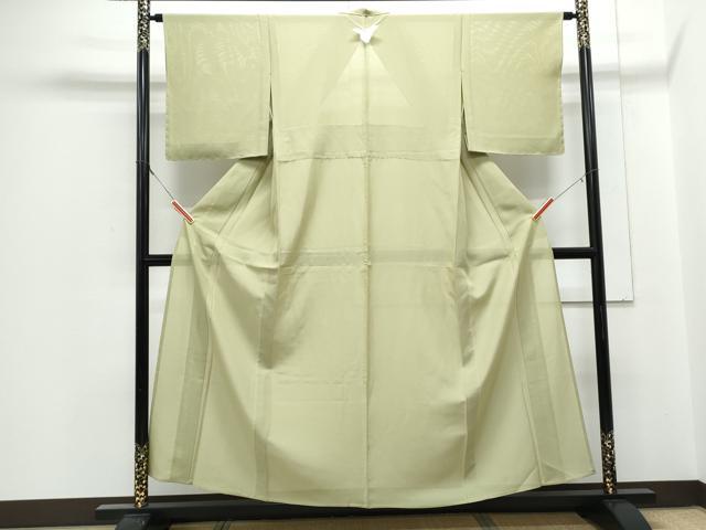 平和屋着物*夏物 色無地 絽 柳茶色 正絹 逸品 未使用 CABJ1025th