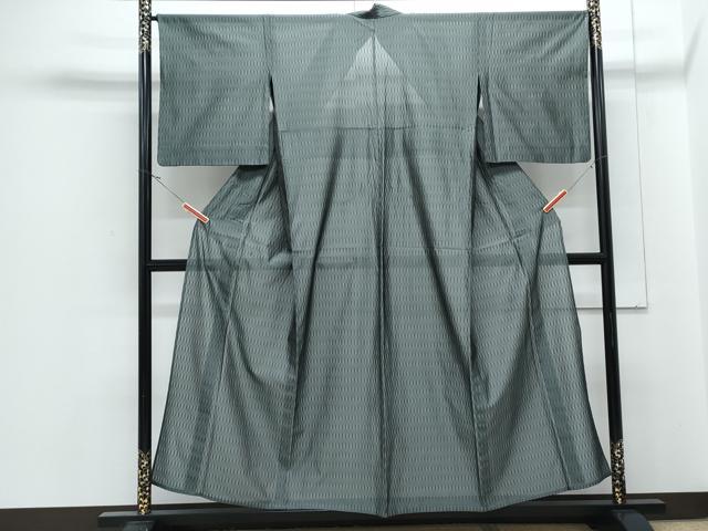 平和屋着物*夏物 お召 紗 吉祥文 正絹 逸品 CABJ1026th