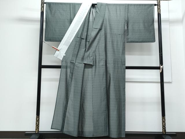 平和屋着物*夏物 お召 紗 吉祥文 正絹 逸品 CABJ1026th