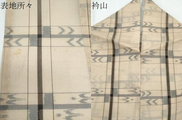 平和屋着物*夏物 本場琉球絣 夏琉球正絹 逸品 CABJ1037th