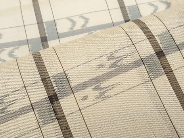 平和屋着物*夏物 本場琉球絣 夏琉球正絹 逸品 CABJ1037th