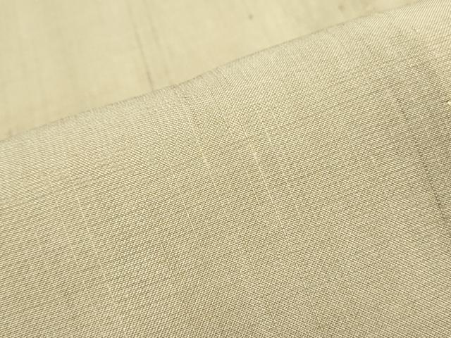 平和屋着物*夏物 紗紬 色無地 枯色 正絹 逸品 CABJ1039th