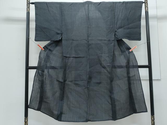 平和屋着物*夏物 男性 上布 吉祥文 麻 CABJ1055th