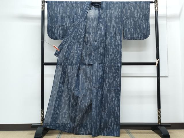 平和屋着物*夏物 本場小千谷ちぢみ 光琳水 麻 逸品 CABJ1058th
