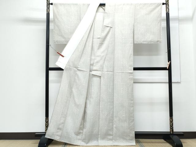 平和屋着物*夏物 本場大島紬 夏大島 白大島 吉祥文 正絹 逸品 CABJ1062th