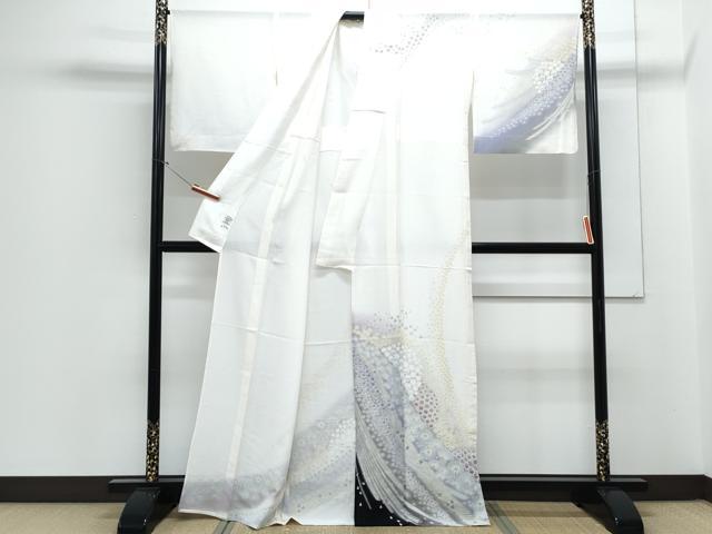 平和屋着物*夏物 訪問着 絽 舞花文 正絹 逸品 CABJ1064th