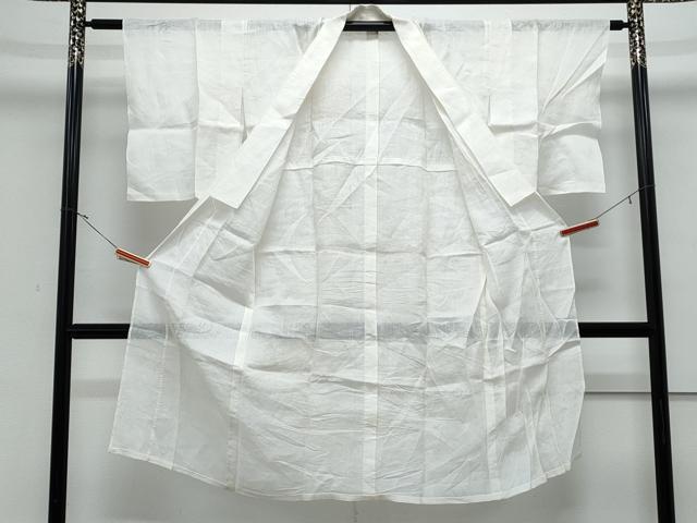 平和屋着物*夏物 長襦袢 流水紋紗 象牙色 麻 逸品 CABJ1080th