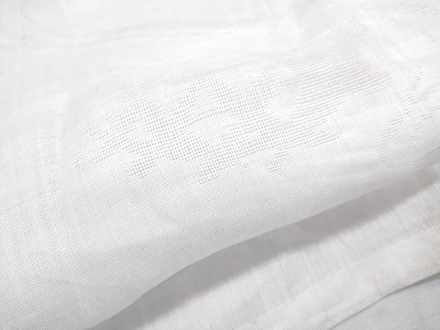 平和屋着物*夏物 長襦袢 流水紋紗 象牙色 麻 逸品 CABJ1080th