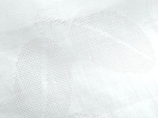 平和屋着物*夏物 長襦袢 流水草葉紋紗 象牙色 洗える着物 CABJ1083th