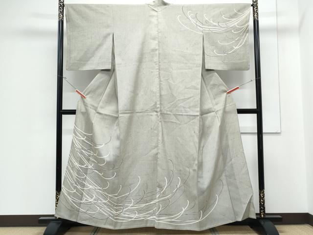 平和屋着物*夏物 訪問着 生紬 紗 乱菊 正絹 逸品 CABJ1085th