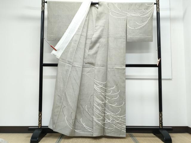 平和屋着物*夏物 訪問着 生紬 紗 乱菊 正絹 逸品 CABJ1085th