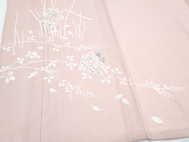 平和屋着物*夏物 訪問着 絽 草花文 正絹 逸品 CABJ1089th