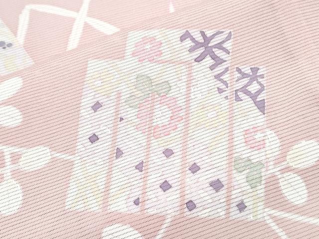 平和屋着物*夏物 訪問着 絽 草花文 正絹 逸品 CABJ1089th