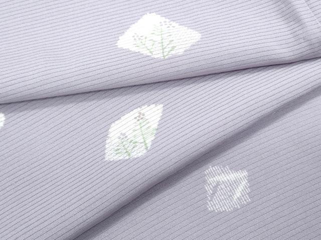 平和屋着物*夏物 小紋 絽 破れ色紙花文 正絹 逸品 CABJ1139th