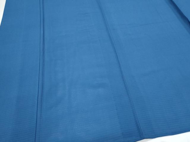 平和屋着物*夏物 色無地 絽 紺瑠璃色 反端付き 正絹 逸品 CABJ1160th