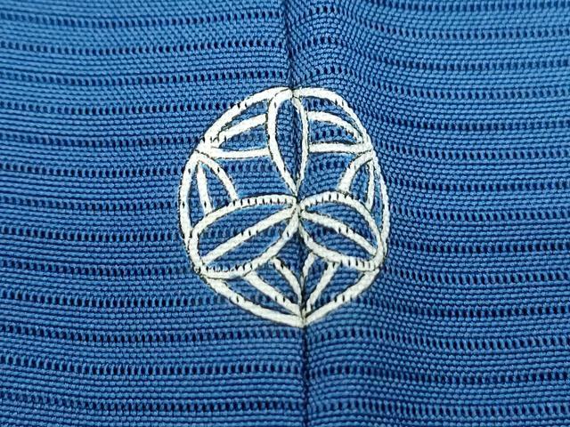 平和屋着物*夏物 色無地 絽 紺瑠璃色 反端付き 正絹 逸品 CABJ1160th