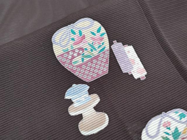 平和屋着物*夏物 訪問着 絽 陶器花文 正絹 逸品 CABJ1166th