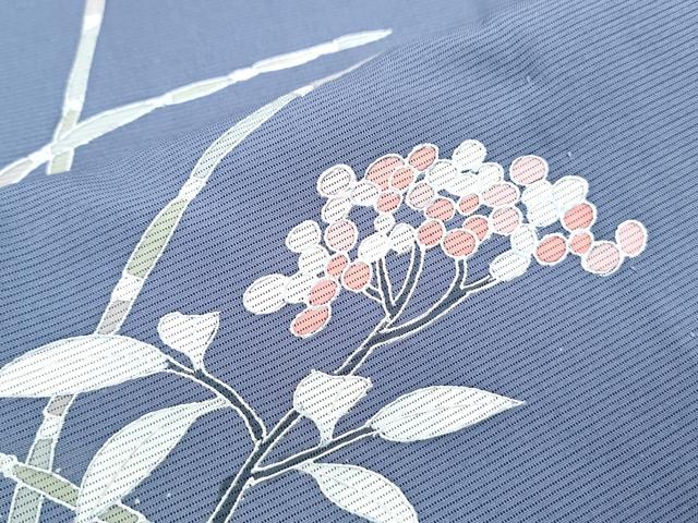 平和屋着物*夏物 訪問着 絽 紫陽花 暈し染め 銀彩 正絹 逸品 CABJ1191th