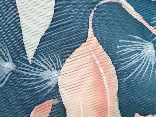 平和屋着物*夏物 訪問着 絽 草花文 正絹 逸品 CABJ1193th