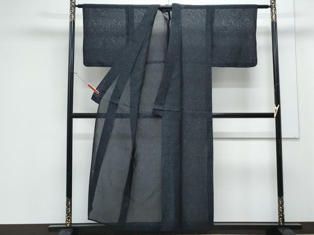 平和屋着物*夏物 本場大島紬 夏大島 吉祥花文 正絹 逸品 CABJ1199th