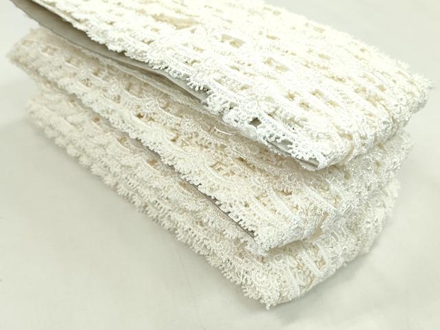 平和屋着物▼手芸用品 レース・ブレードまとめて9点 花 ハンドメイド 手芸素材 レース幅5cm 逸品 未使用 CABJ1214ju