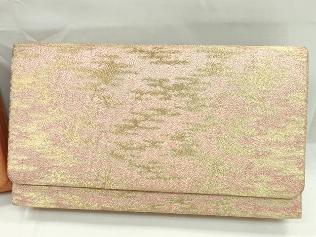 平和屋着物▼和装小物 和装バッグまとめて4点 ハンドバッグ 遠山文 霞文 菱花文 礼装 金銀糸 逸品 CABJ1217ju