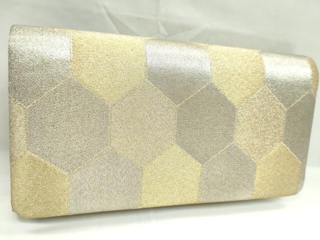 平和屋着物▼和装小物 和装バッグまとめて5点 ハンドバッグ 佐賀錦 亀甲花文 枝花文 礼装 金銀糸 逸品 CABJ1222ju