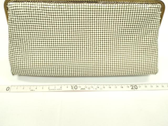 平和屋着物▼和装小物 和装バッグ メッシュバッグまとめて4点 メタルメッシュ アイボリー ピンク 逸品 CABJ1234ju