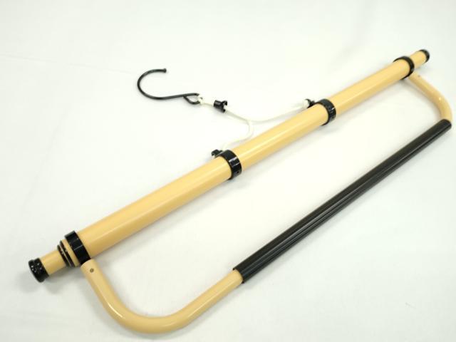 平和屋着物▼和装小物 着物ハンガーまとめて4点 伸縮式 帯掛け付 逸品 CABJ1273ju