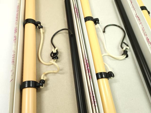 平和屋着物▼和装小物 着物ハンガーまとめて4点 伸縮式 帯掛け付 逸品 CABJ1273ju
