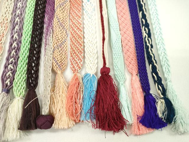 平和屋着物*夏物 和装小物 帯締め20本セット レース織 金銀糸 長尺あり 逸品 CABJ1367ju