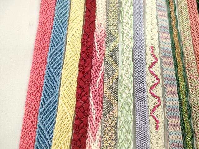 平和屋着物*夏物 和装小物 帯締め20本セット レース織 金銀糸 未使用あり 逸品 CABJ1381ju