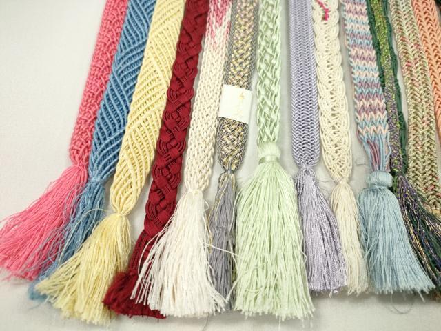 平和屋着物*夏物 和装小物 帯締め20本セット レース織 金銀糸 未使用あり 逸品 CABJ1381ju