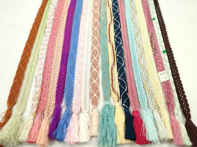 平和屋着物*夏物 和装小物 帯締め20本セット レース織 金糸 未使用あり 逸品 CABJ1389ju