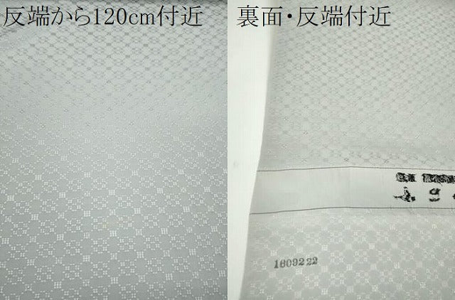 平和屋着物●花倉 みこふ 反物 琉球鬱金染 色無地 暁鼠色 証紙付き 着尺 逸品 未使用 CABJ1400ju