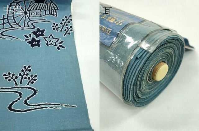 平和屋着物*夏物 浴衣 反物 御所解文 綿 着尺 逸品 未使用 CABJ1413ju