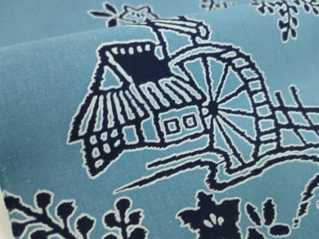 平和屋着物*夏物 浴衣 反物 御所解文 綿 着尺 逸品 未使用 CABJ1413ju