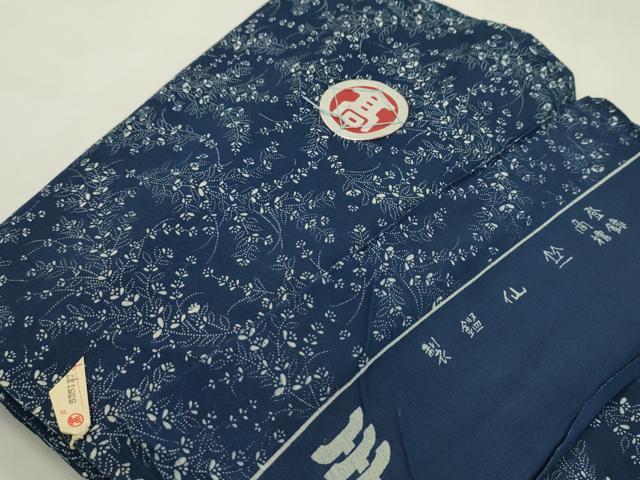 平和屋着物＊夏物 竺仙 浴衣 反物 注染 枝花文 高島屋扱い 綿