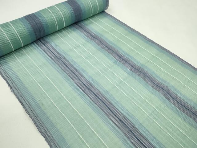 平和屋着物*夏物 名古屋帯 反物 間道 逸品 未使用 CABJ1454ju