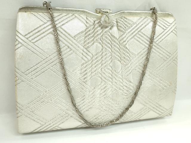 平和屋着物▼和装小物 和装バッグまとめて3点 ハンドバッグ 佐賀錦 松竹梅 草花文 箔散らし 金銀糸 逸品 CABJ1475ju