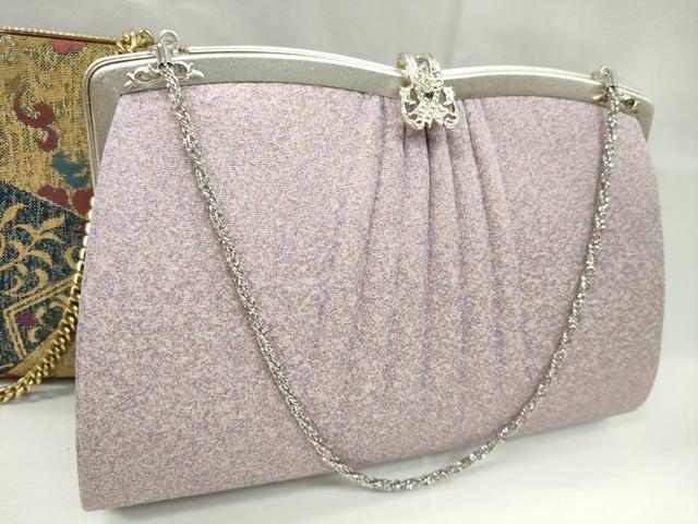 平和屋着物▼和装小物 和装バッグまとめて3点 ハンドバッグ 佐賀錦 更紗花文 菱花文 金糸 逸品 CABJ1563ju