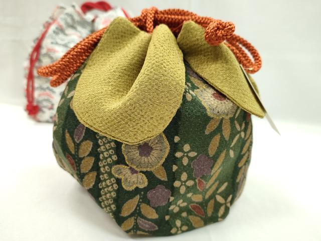平和屋着物▼和装小物 和装バッグ 巾着まとめて5点 辻ヶ花 松竹梅 花蝶文 杢目 金襴 縮緬 袴 浴衣 未使用多数 逸品CABJ1577ju