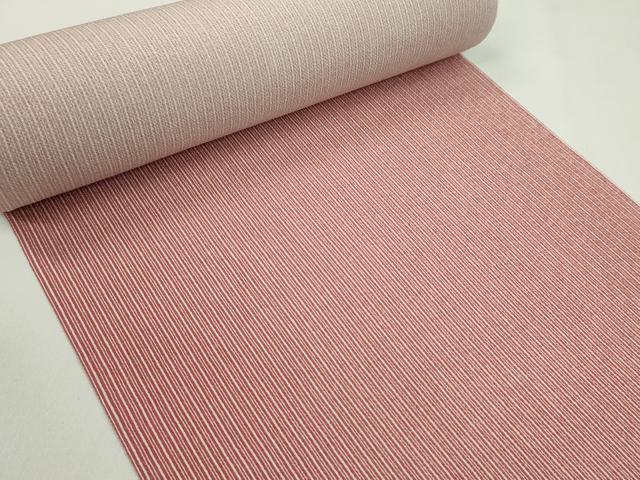 平和屋着物●江戸小紋 反物 縞 鬼しぼ縮緬 着尺 逸品 未使用 CABJ1593ju