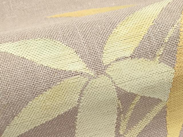 平和屋着物*夏物 八寸名古屋帯 枝葉文 CABJ1602rv