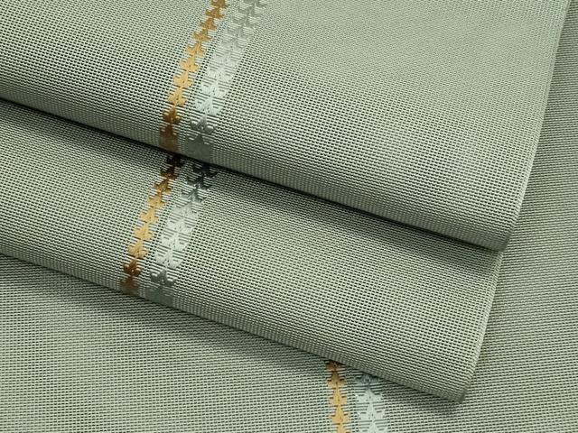 平和屋着物*夏物 本場筑前博多織 八寸名古屋帯 間道 正絹 逸品 CABJ1612rv