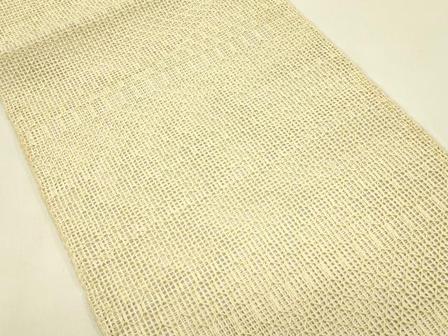 平和屋着物*夏物 西陣 八寸名古屋帯 羅 正絹 逸品 未使用 CABJ1619rv