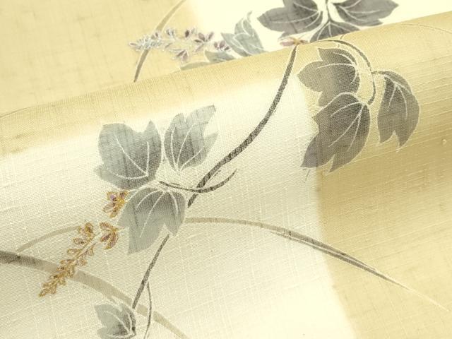 平和屋着物*夏物 太鼓柄袋帯 草花文 金銀彩 やまと誂製 正絹 逸品 CABJ1640rv